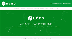 Desktop Screenshot of hero.se