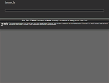 Tablet Screenshot of hero.fr